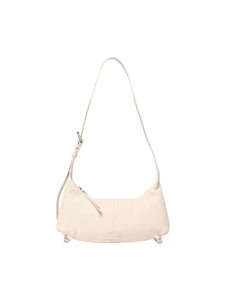 Torebka skórzana Coccinelle skórzana biała