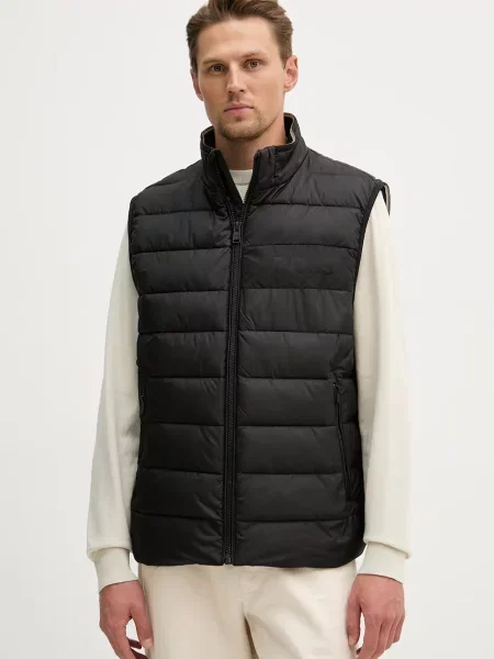 BOSS BLACK Vestă H-Cenito negru