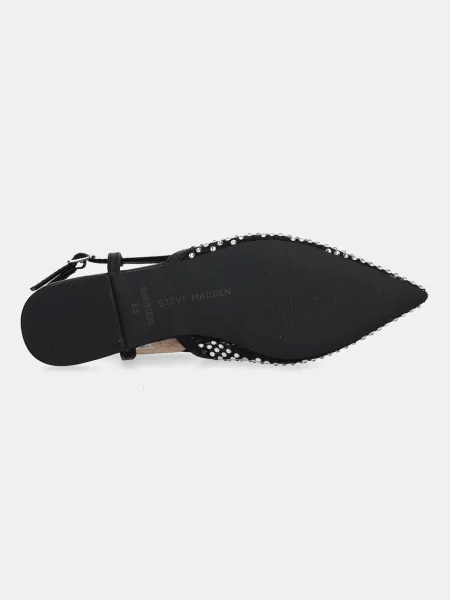 Балетки Steve Madden с открытой пяткой черные