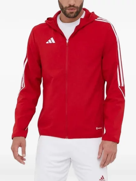 Csíkos tornaterem rövidnadrág Adidas nyomtatás kék