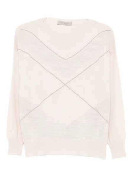 Pulover D.exterior de lână roz