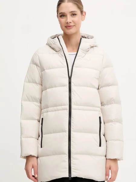 Jack Wolfskin geacă cu puf pentru femei FROZEN PALACE bej