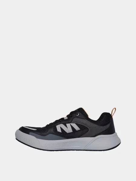 Кожаные кроссовки Skechers черные