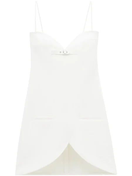 Rochie Courreges cu cataramă alb
