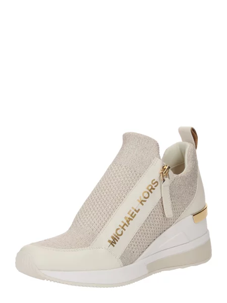 MICHAEL Michael Kors Sneakers Wills Metallic Stretch Knit Trainer bej