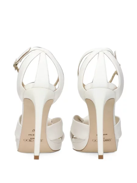 Sandale Jimmy Choo cu platformă alb