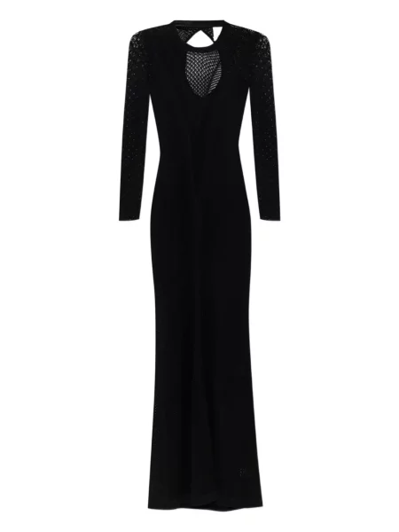 Rochie maxi Isabel Marant tricotate de costum negru