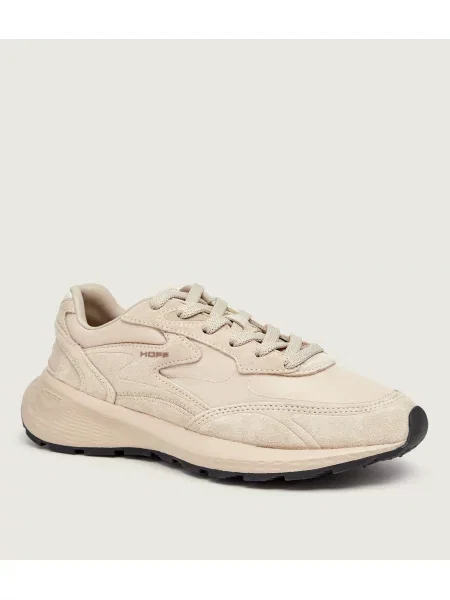 HOFF Sneakers City Mkii | piele întoarsă bej