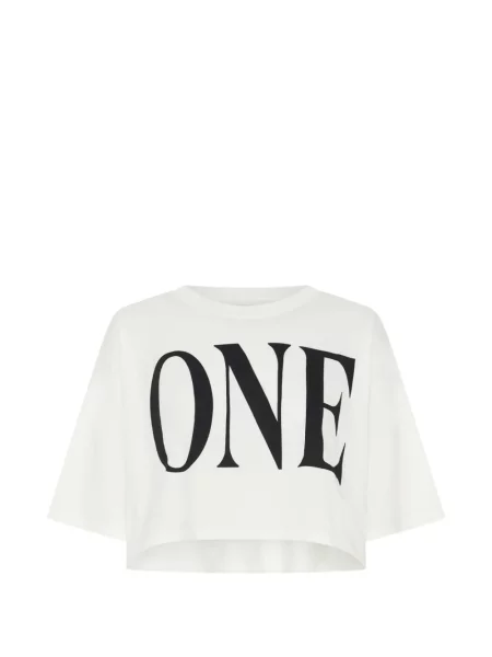 Decupat tricou One Teaspoon cu imagine alb