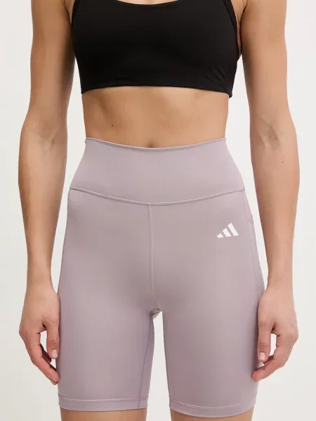 Spodenki sportowe Adidas Performance fioletowe