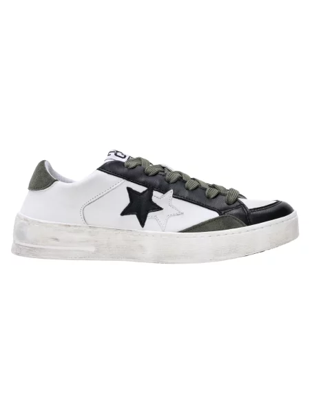 Sneakersy 2star skórzane białe