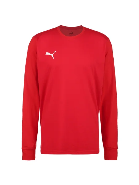 PUMA Sportovní kalhoty krvavě červená bílá