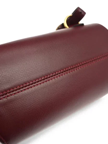 Rucsac Cartier din piele cu autograf roșu