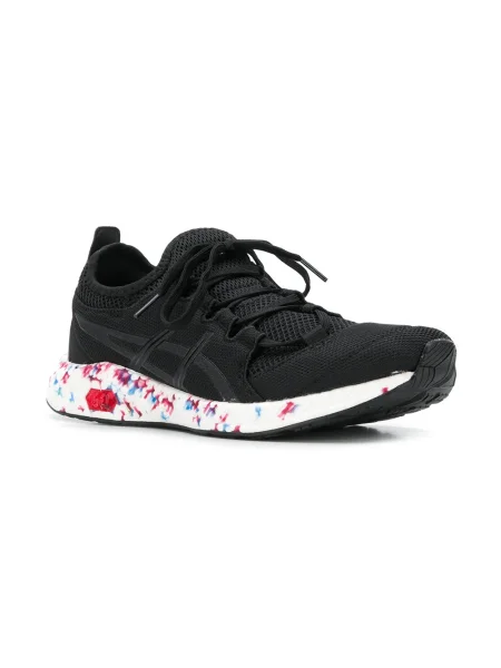 Sneakerși Asics cu șireturi din dantelă negru