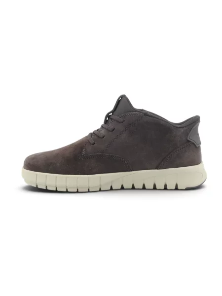 Sneakersy Geox skórzane brązowe