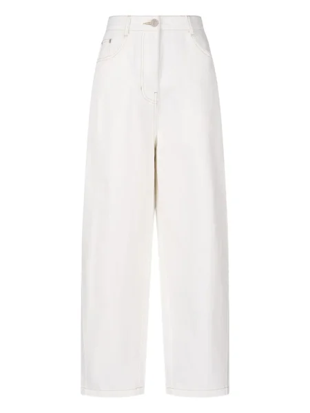 Blugi Studio Tomboy alb