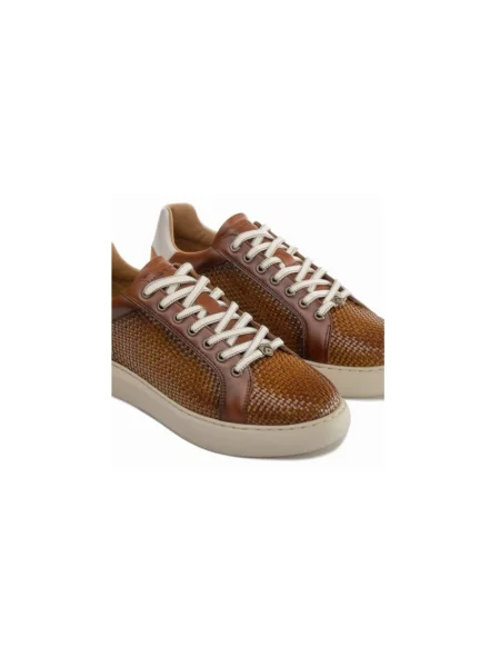 Sneakersy Ambitious skórzane brązowe
