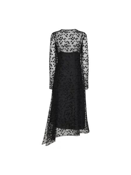 Sukienka midi Fendi czarna