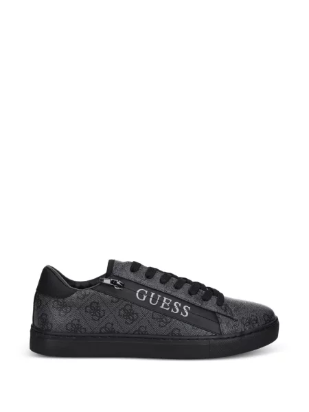 Sneakerși Guess cu imagine negru