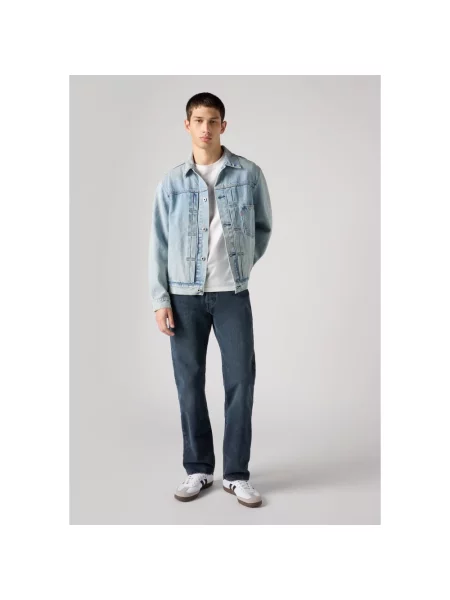 Jeansy Levi's 501 ze stretchu niebieskie