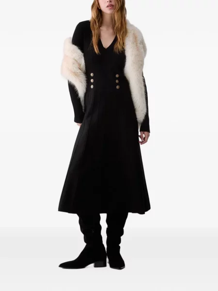 Rochie midi Liu Jo tricotate negru