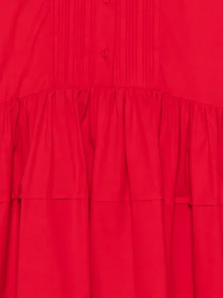 Rochie Semicouture plisată de costum roșu