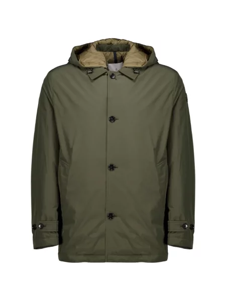 Matlasat geacă parka Moncler verde