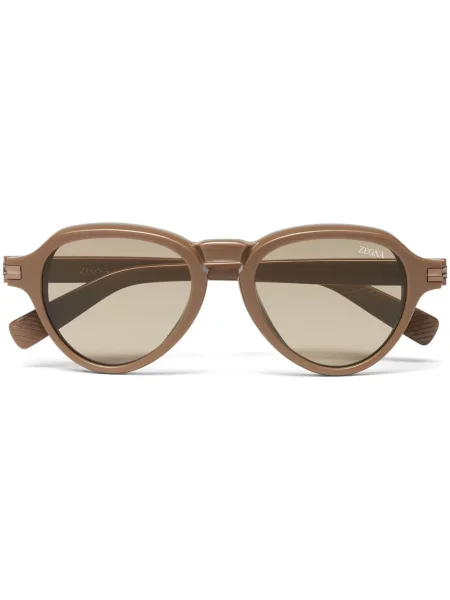 Ochelari de soare Zegna maro