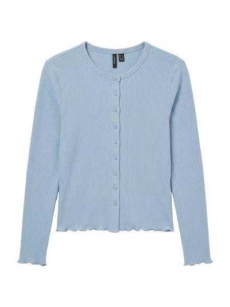VERO MODA Geacă tricotată VMNANA azuriu