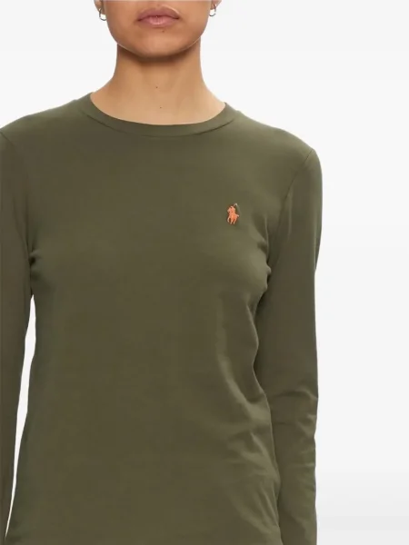Șosete Polo Ralph Lauren tricotate cu nervuri cu două rânduri de nasturi portocaliu