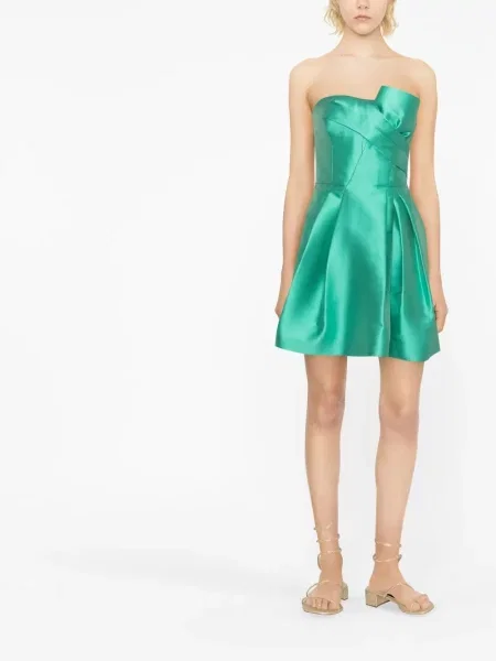 Suknele Alberta Ferretti be petnešėlių žalia