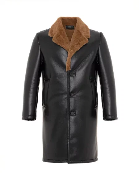 Antioch Palton de iarnă maro negru