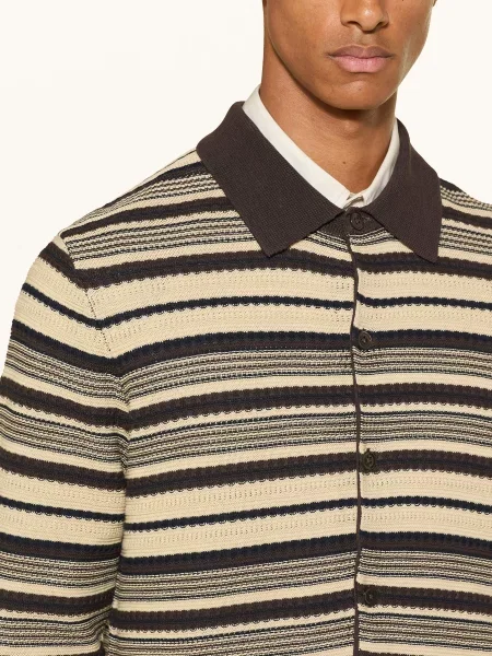 Kardigan Nolan braun beżowy