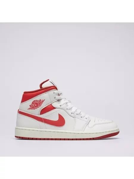 Batai Nike Air Jordan 1 Mid Se White/Lobster/Dune Red/Sail balta