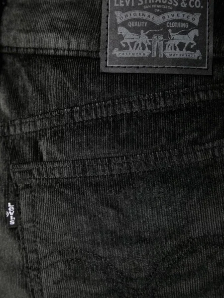 Levi's пола от джинс MINI ND черно