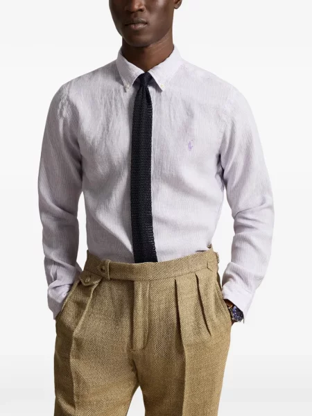 Șosete Polo Ralph Lauren cu model herringbone cu broderie plasă albastru