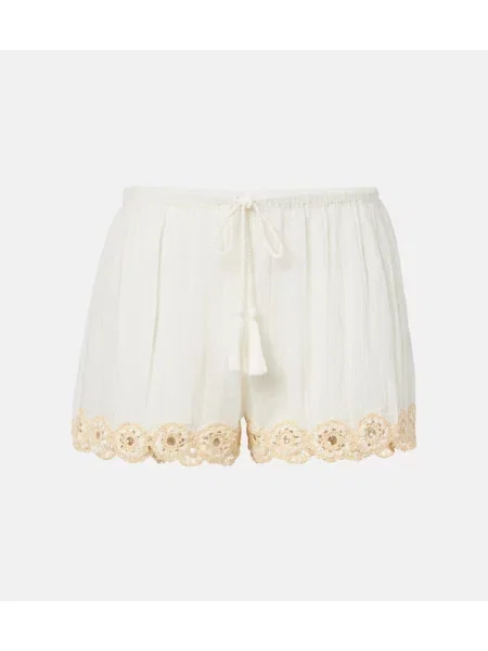Pantaloni scurți Ulla Johnson alb