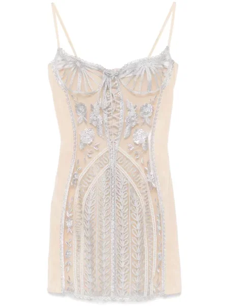 Rochie mini The Attico de costum gri