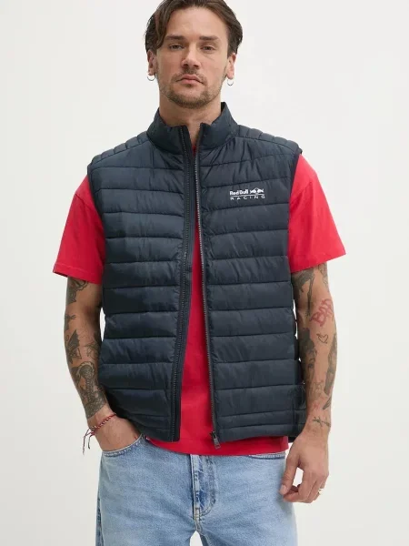Red Bull Racing x Pepe Jeans vestă LIGHTWEIGHT GILET bărbați bleumarin de tranziție roșu