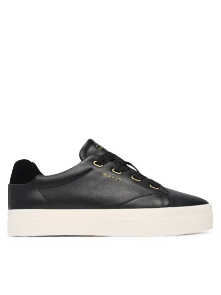 Gant Avona sneakersy skórzane czarne