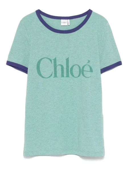 Tricou Chloé cu imagine verde