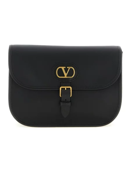 Torba crossbody Valentino Garavani skórzana czarna
