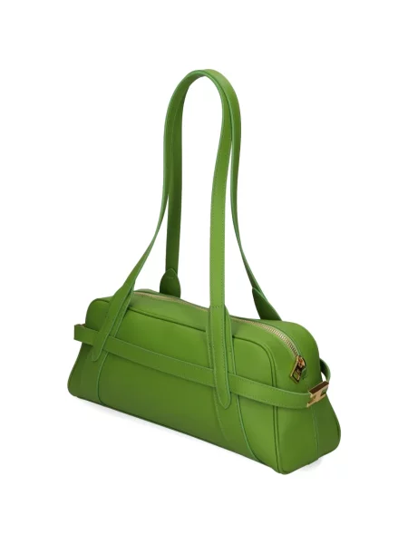 Geantă Elisabetta Franchi din piele verde
