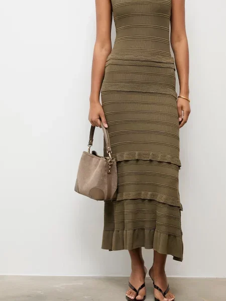 Answear.LAB torbica vreča iz semiša rjava