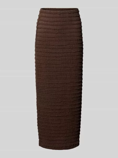 Spódnica midi z fakturowanym wzorem i elastycznym pasem Jake*s Collection