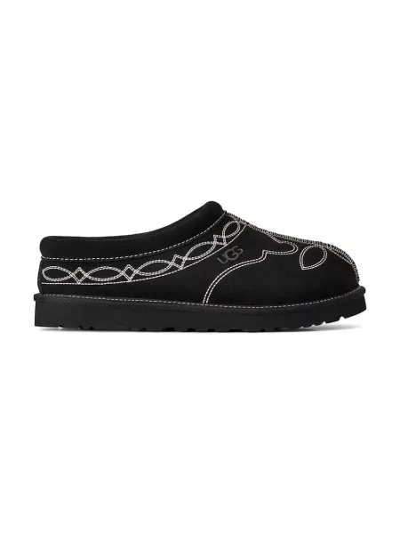 UGG papuci de casă pentru bărbați din piele întoarsă M Tasman Western negru