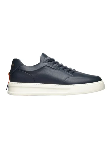 Sneakersy Barracuda skórzane niebieskie