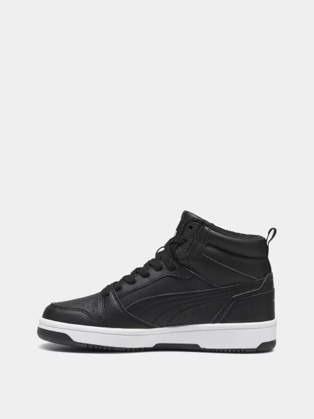Дитячі Кеди високі PUMA REBOUND V6 WTR YOUTH синтетичний чорний