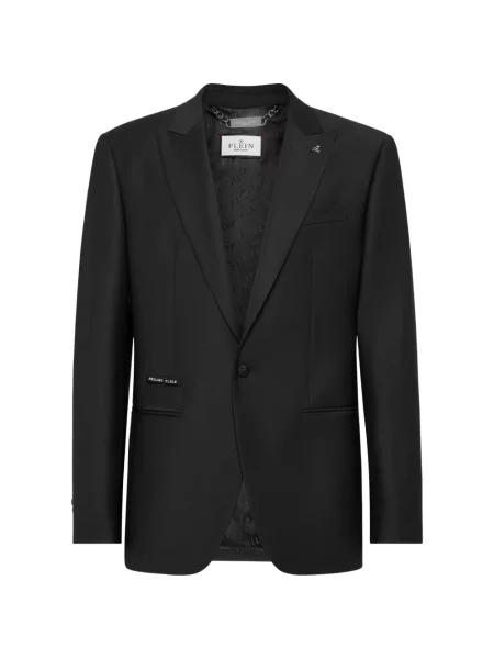 Sacou Philipp Plein cu imagine negru