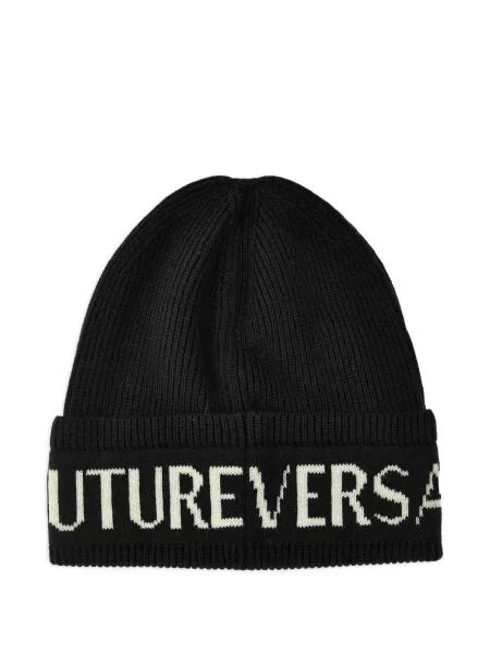 Căciulă Versace Jeans Couture cu autograf negru